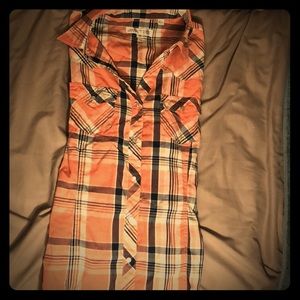 Peach ‘Cumberland Outfitters’ flannel